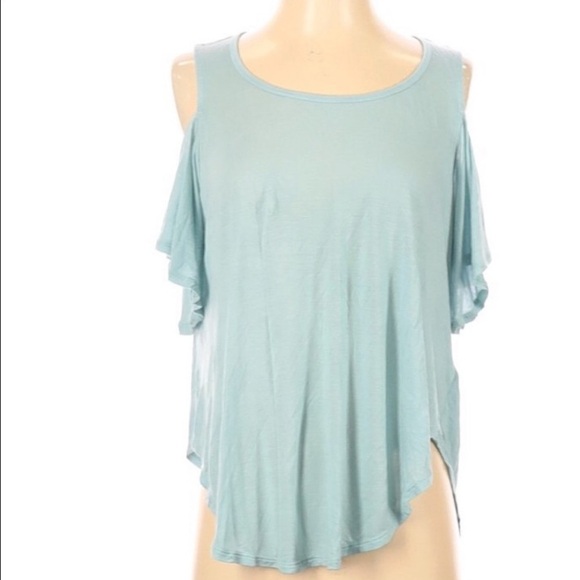 Express factory xsmall cold shoulder top - Picture 1 of 5